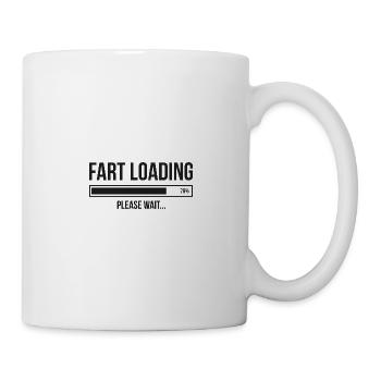 Fart Loading Funny Joke Humor Joke Smelly Gift - Mug - white - Right