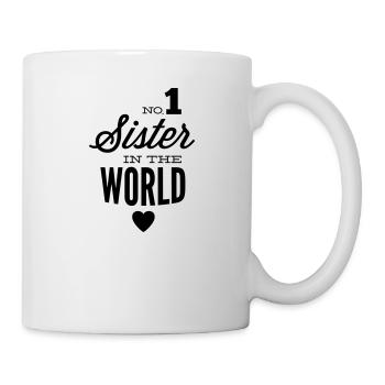 no1 sister of the world - Mug blanc - blanc - Droite