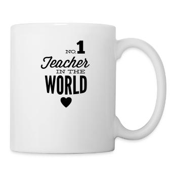Meilleurs professeurs dans le monde - Mug blanc - blanc - Droite