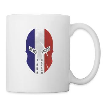 spartanisch wenn vis pacem - Tasse - Weiß - Rechts
