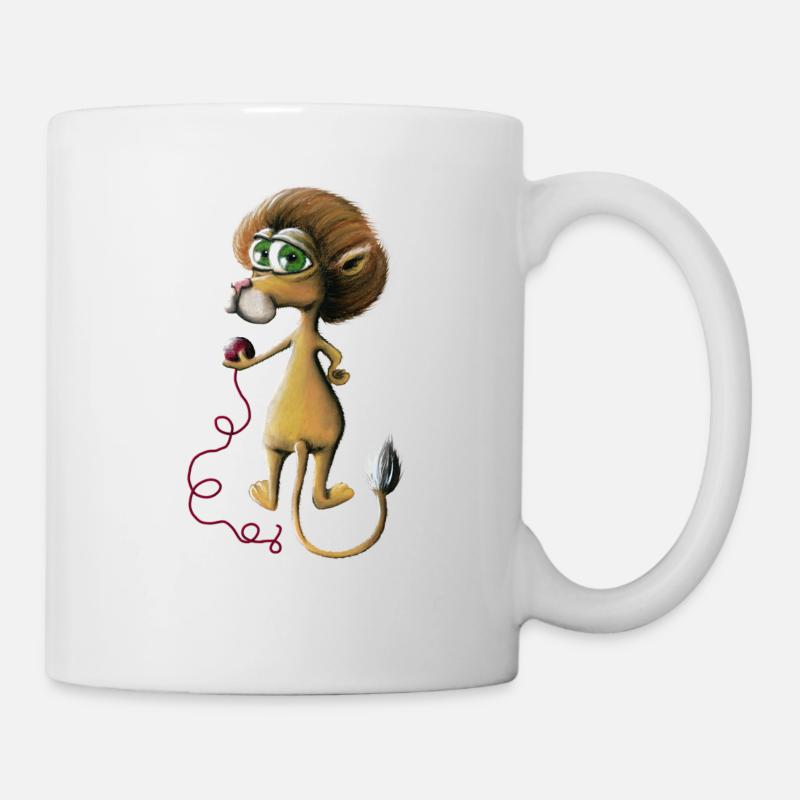 Lion Fuzzie - Mug - white