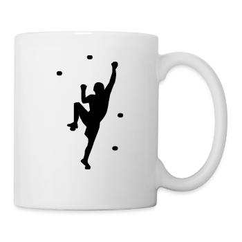 Climbing Climber Climber Tshirt - Mug - white - Right