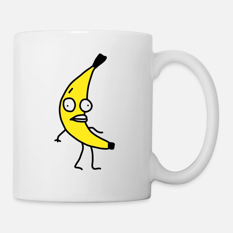 Lustig Banane Cool - Tasse - Weiß