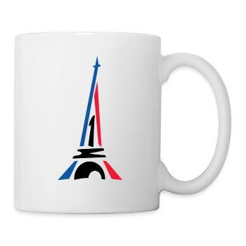 Paris Frankreich France Eiffelturm Eiffel Tower - Tasse - Weiß - Rechts