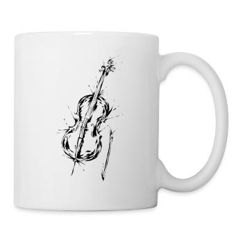 Cello - Tasse - Weiß - Rechts
