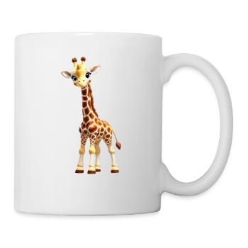 Tiny Giraffe/ Baby Giraffe - Mug - white - Right