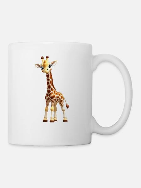 Tiny Giraffe/ Baby Giraffe - Mug - white