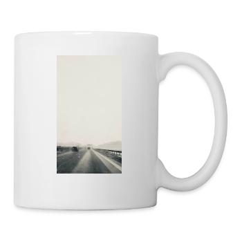 von wo wir kommen & wohin wir gehen - Tasse - Weiß - Rechts