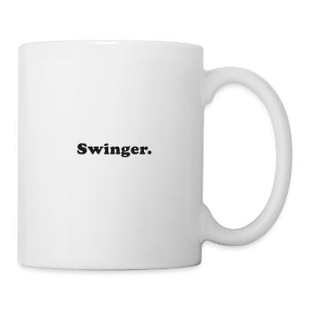 Swinger in black type - Mug - white - Right