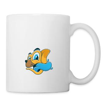 Hund Hund niedlich Welpe Tier Lovely schöne Zunge - Tasse - Weiß - Rechts