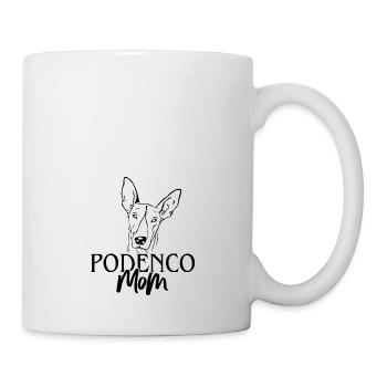 Podenco maman maman chien chien motif tête de chien - Mug blanc - blanc - Droite