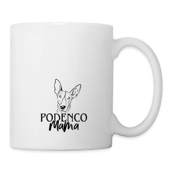 Podenco maman maman chien chien motif tête de chien - Mug blanc - blanc - Droite