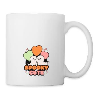 Spooky October Cute Halloween Ghost - Mug - white - Right