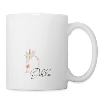 Dahlia! Name Boho - Mug - white - Right