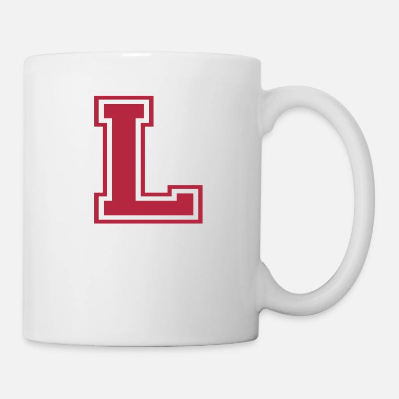 L - Tasse - Weiß