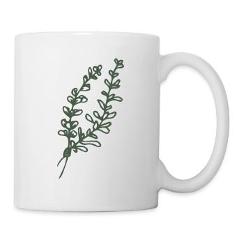 Plant in green gift idea - Mug - white - Right