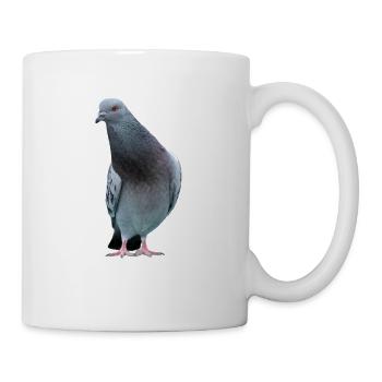 Taube. dove - Tasse - Weiß - Rechts