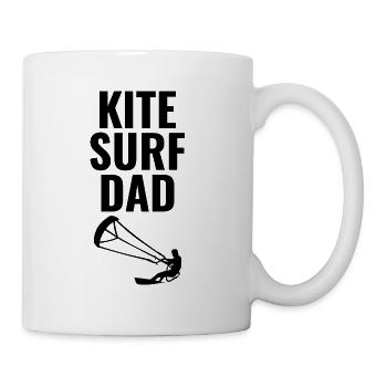 Kitesurfing Kiteboarding Kiteboarder Kitesurf Dad - Mug - white - Right