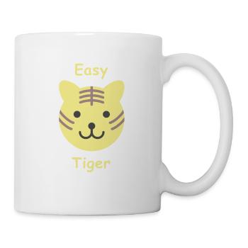 Easy Tiger hell - Tasse - Weiß - Rechts