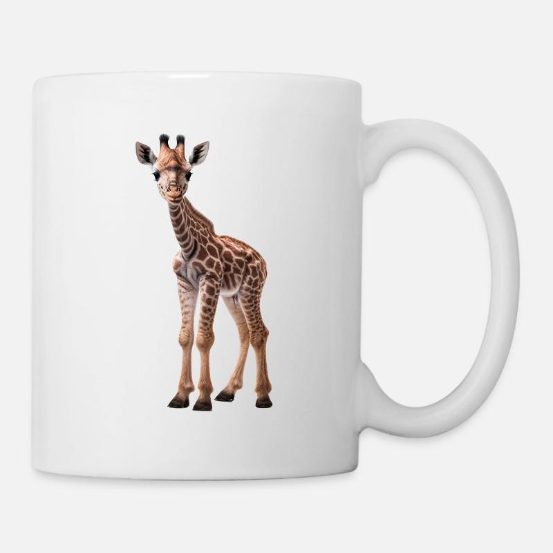 Giraffe - Giraffen Baby - Coole Kinder Giraffe - Tasse - Weiß