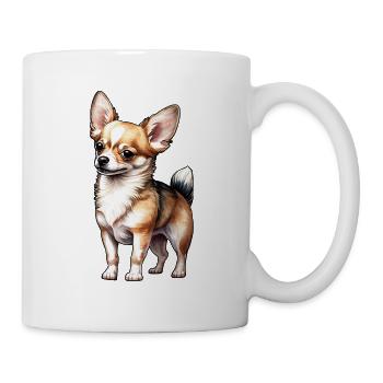 Chihuahua Chien Aquarelle Chien Animal Animal - Mug blanc - blanc - Droite