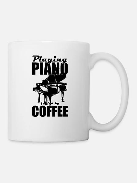 Piano Music Instrument - Mug - white
