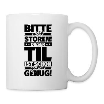 til Vorname Geschenke lustiger Spruch - Tasse - Weiß - Rechts