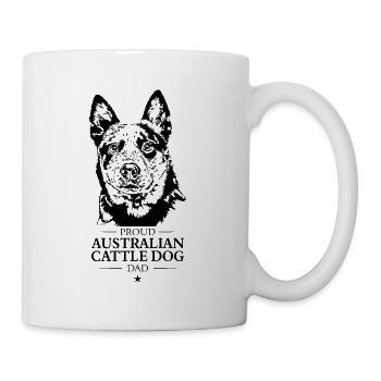 Australian Cattle Dog Dad Hunde Hund Wilsigns - Tasse - Weiß - Rechts