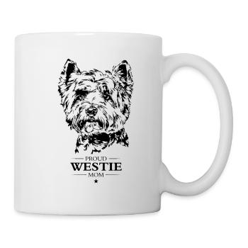 Westie Mom West Highland Terrier Chiens Wilsigns - Mug blanc - blanc - Droite