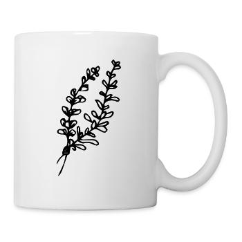 Planter en idée cadeau noir - Mug blanc - blanc - Droite