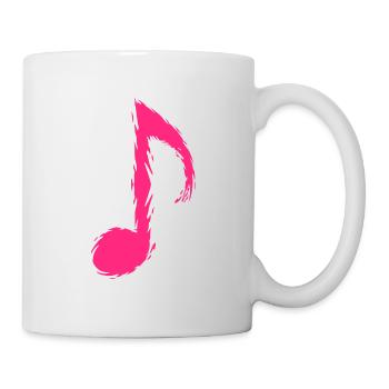 Musique Note de musique - Mug blanc - blanc - Droite