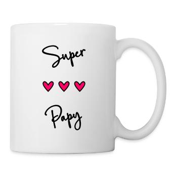 OPA. SUPER OPA. VATERTAG. ALLES GUTE ZUM GEBURTSTAG OPA. - Tasse - Weiß - Rechts