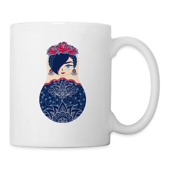 Matryoshka Fina - Mug blanc - blanc - Droite
