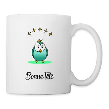 BONNE FÊTE MAMAN. MAMAN. FÊTE DES MÈRES. FÊTE - Mug blanc - blanc - Droite