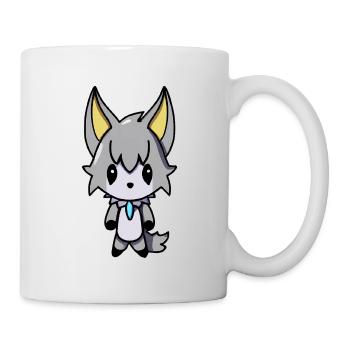 Kawaii Anime Vampir Wolf - Tasse - Weiß - Rechts