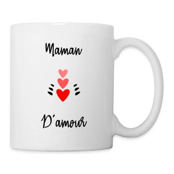 NOËL. ANNEE. ANNIVERSAIRE. RETRAITE. PAPA. MAMAM. - Mug blanc - blanc - Droite