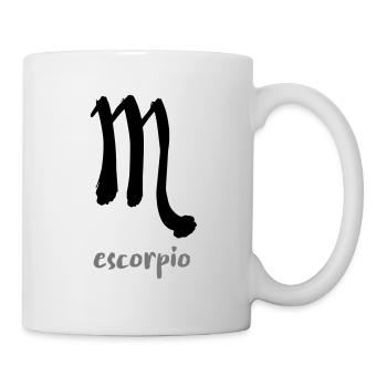Sternzeichen Skorpion - Tasse - Weiß - Rechts