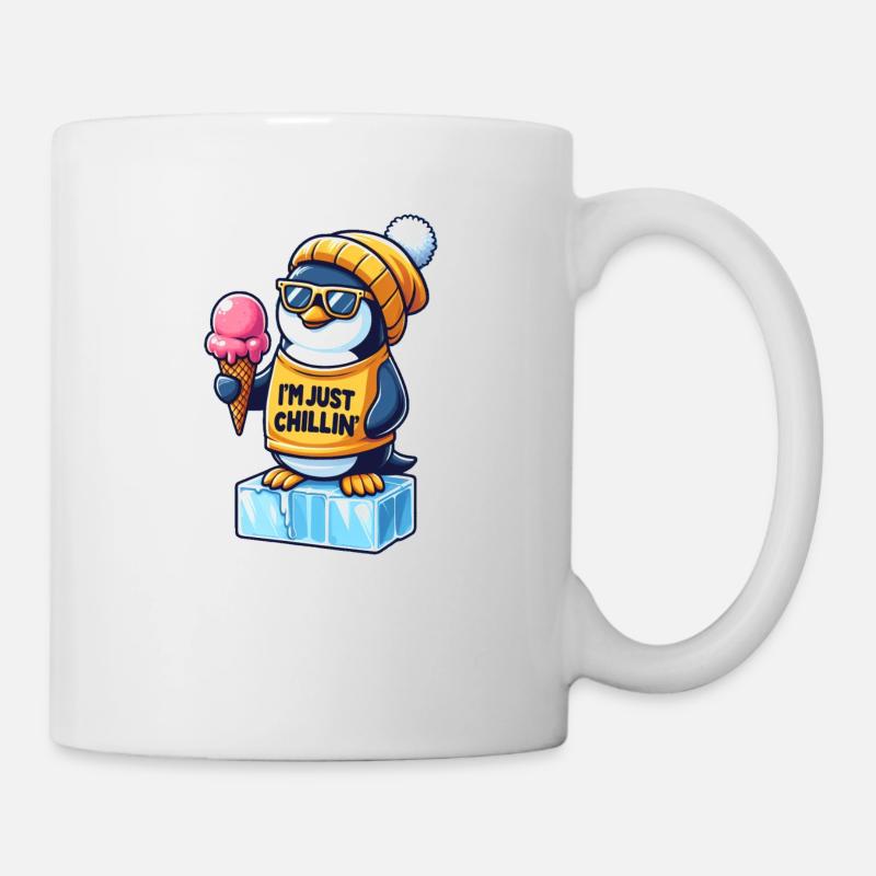 Pinguin - Tasse - Weiß
