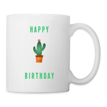 HAPPY BIRTHDAY. HAPPY BIRTHDAY. ANNIVERSARY. - Mug - white - Right