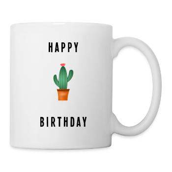HAPPY BIRTHDAY. HAPPY BIRTHDAY. ANNIVERSARY. - Mug - white - Right