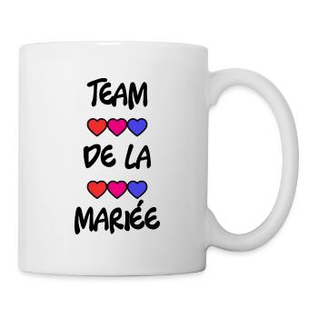 ICH HABE GERADE GEHEIRATET. Junggesellinnenabschied. VALENTINSTAG. PAAR - Tasse - Weiß - Rechts