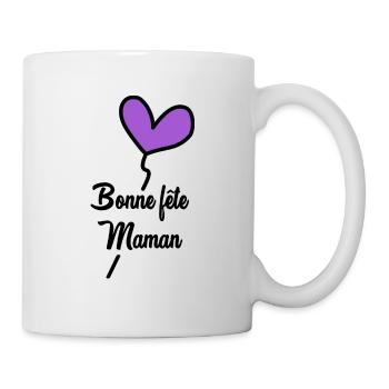 MOTHER'S DAY. HAPPY MOTHER'S DAY. MOM - Mug - white - Right