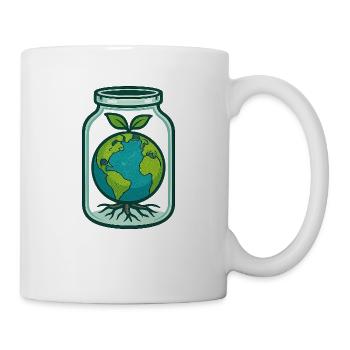 Il n’y a pas de planète B - Mug blanc - blanc - Droite