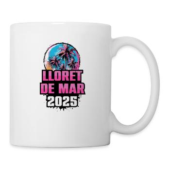 Lloret De Mar 2025 Palmen - Tasse - Weiß - Rechts