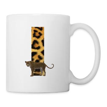 leopard i - Tasse - Weiß - Rechts