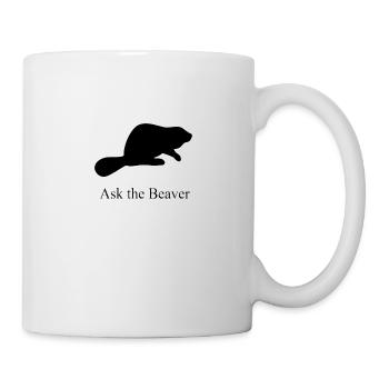Ask the Beaver Collection [clean collection] - Tasse - Weiß - Rechts