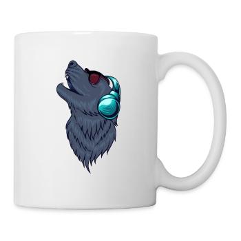 Wolf - Wolf Lover - Wolfstar - Wölfe - Lone Wolf - Tasse - Weiß - Rechts