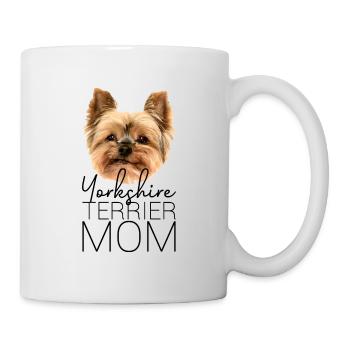 Yorkshire Terrier Mom - Hunde Mama Geschenk - Tasse - Weiß - Rechts