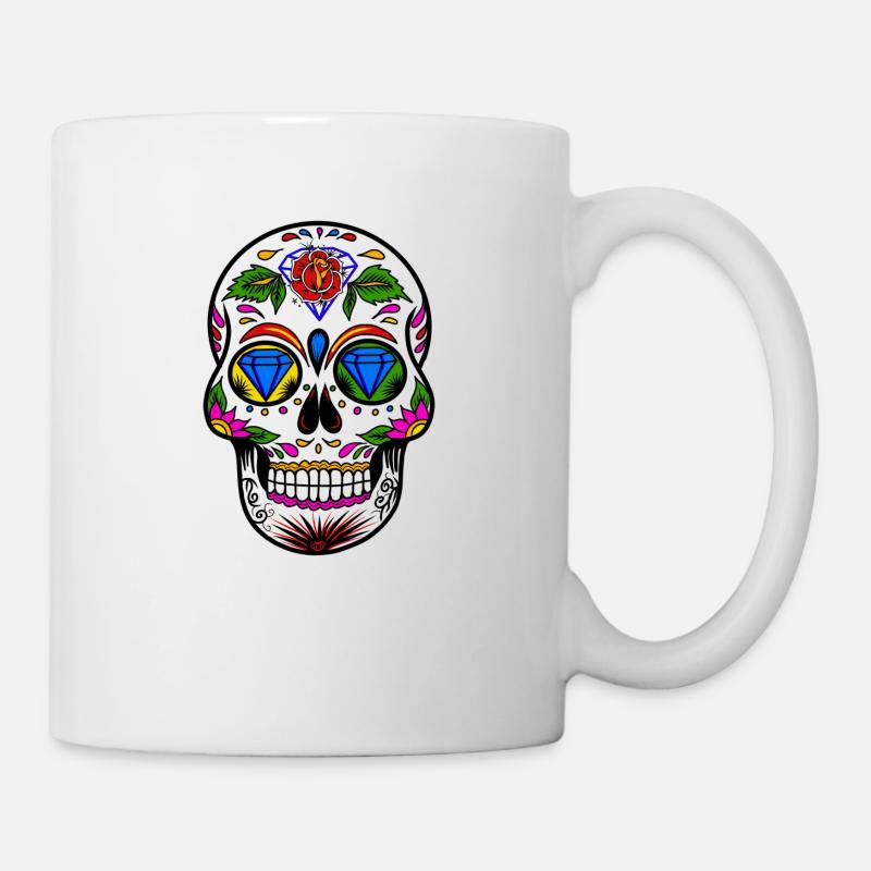 TheDavid Skull - Tasse - Weiß
