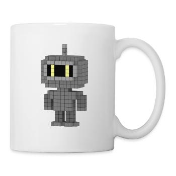 Roboter - Tasse - Weiß - Rechts